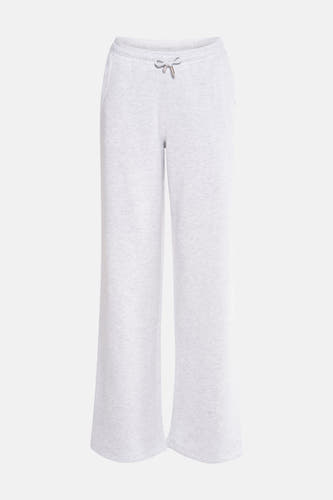 Pantalon de jogging gris T TALLY WEIJL, avec des larges etes et une ceinture élastiquée.