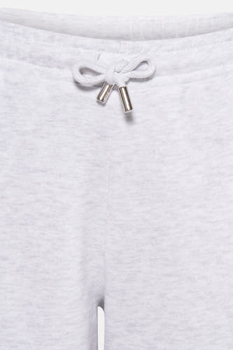 Pantalon de jogging gris T TALLY WEIJL, avec une ce taille et un cordon avec des extrémités métalliques.
