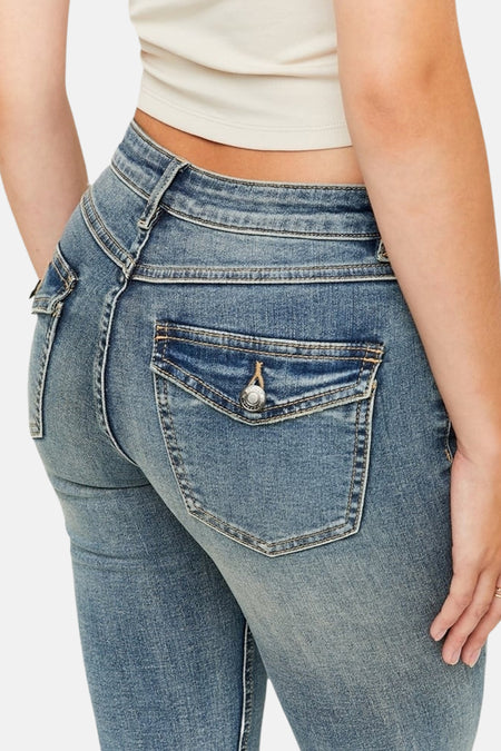 SPADEBOOTY - mid blue denim