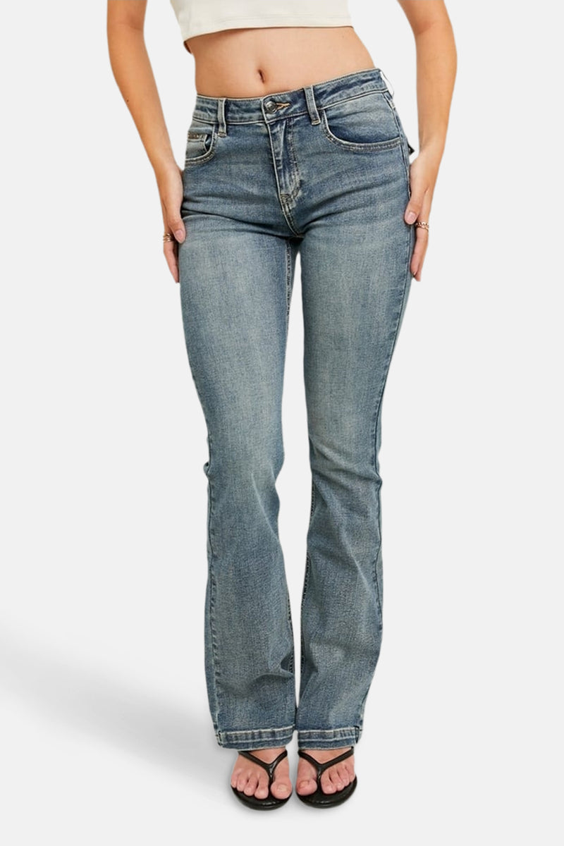 SPADEBOOTY - mid blue denim