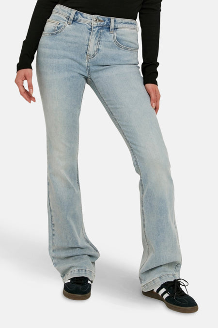 Jeans bootcut mid blue denim - TALLY WEIJL