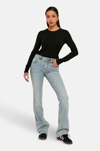 Jeans bootcut mid blue denim - TALLY WEIJL - TALLY WEIJL