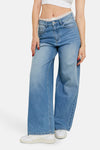 Jeans wide Mid blue denim - TALLY WEIJL