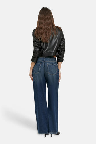 Jeans wide mid blue denim - TALLY WEIJL