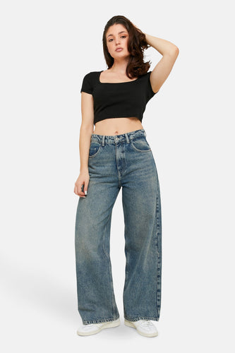 SPADEMINDY - mid blue denim - TALLY WEIJL