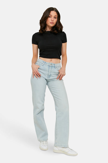 Jeans straight Light blue denim - TALLY WEIJL