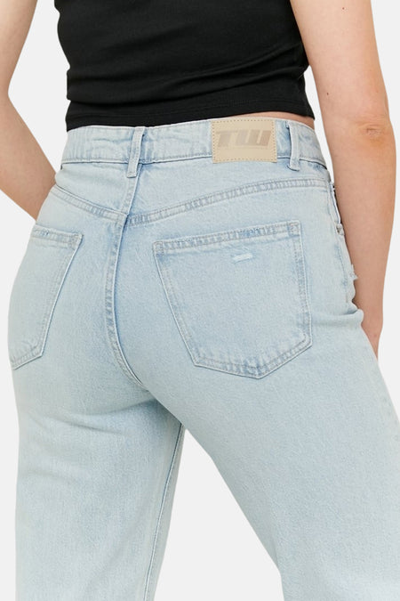 Jeans straight Light blue denim - TALLY WEIJL