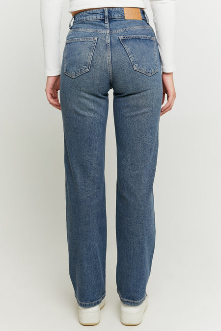Jeans straight Mid blue denim - TALLY WEIJL