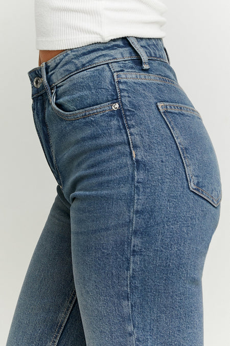 Jeans straight Mid blue denim - TALLY WEIJL