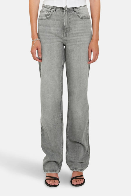 Jeans straight Light grey denim - TALLY WEIJL
