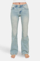 Jeans bootcut Light blue denim - TALLY WEIJL