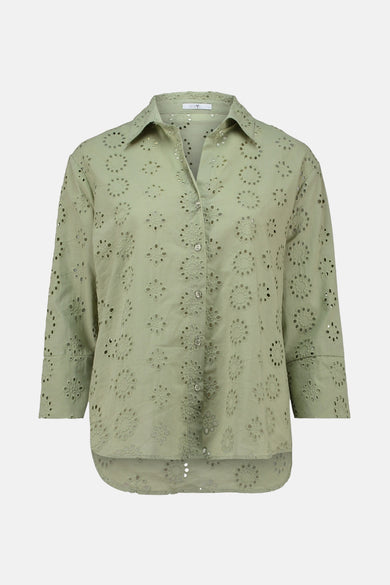 Chemise à manches longues - vert