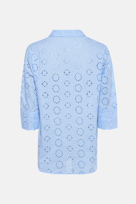 Chemisier (manches longues) Bleu - HAILYS