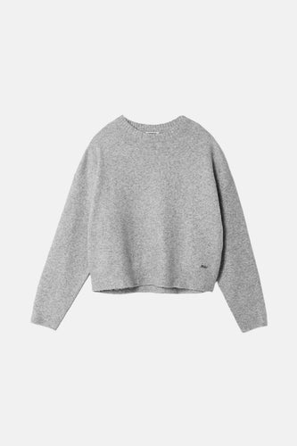 Pull à col rond - gris - TALLY WEIJL