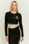 Pull col V Noir - TALLY WEIJL