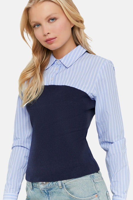 Chemisier (manches longues) bleu - TALLY WEIJL