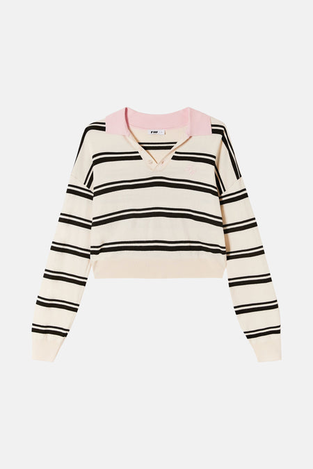 Pull col V Rose - TALLY WEIJL