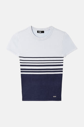 Pull à manches courtes - bleu