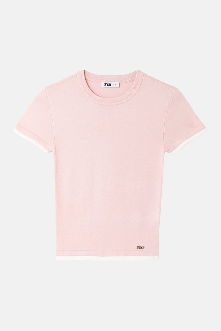 Pull à manches courtes - rose