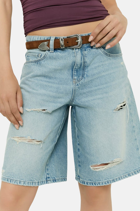 Short 5 poches - light blue denim