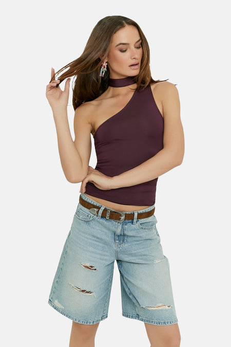 Short 5 poches - light blue denim