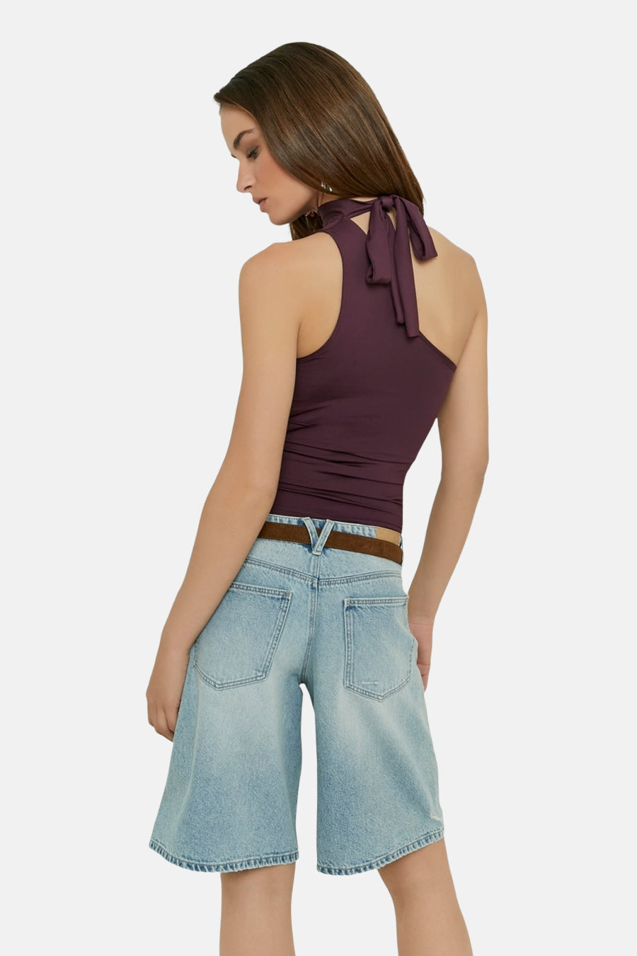 Short 5 poches - light blue denim