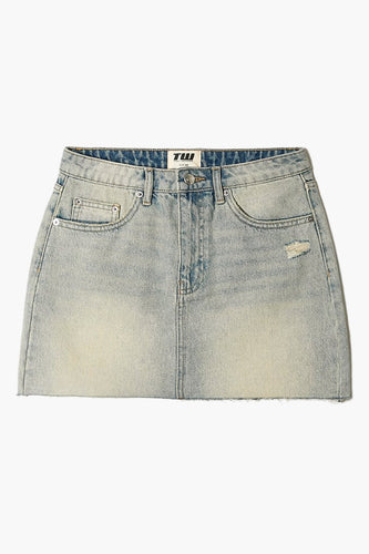 Jupe courte - light blue denim