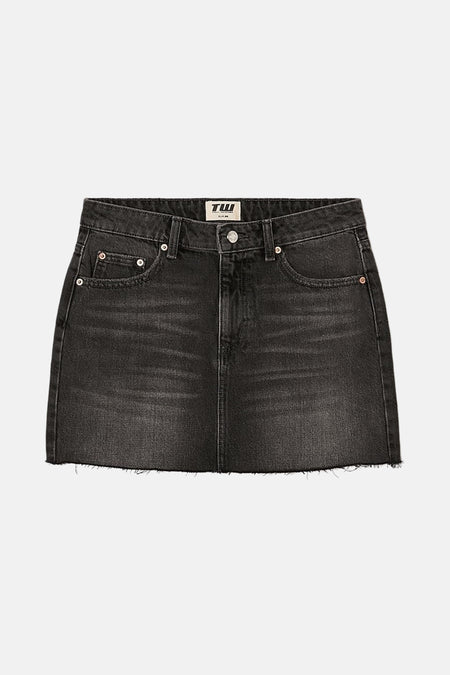 Jupe courte Black denim - TALLY WEIJL