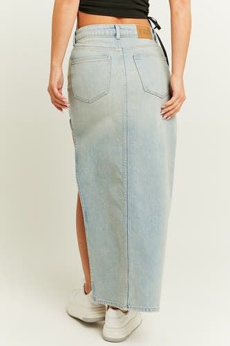 Jupe longue - light blue denim