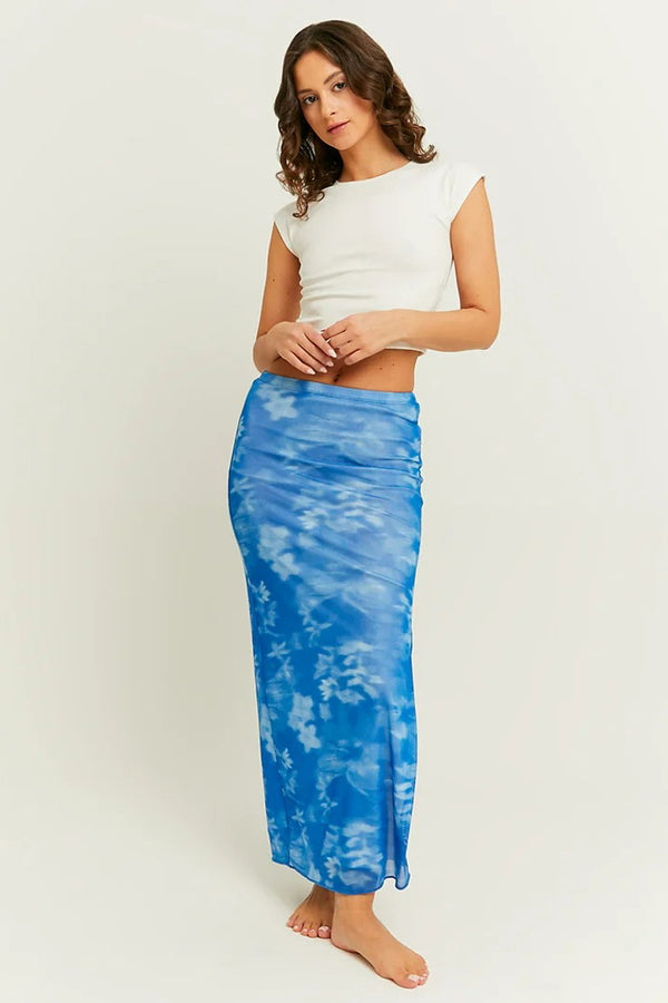 Jupe longue Bleu - TALLY WEIJL