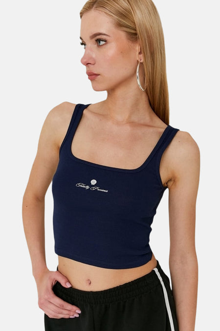 Top (sans manches) Bleu - TALLY WEIJL