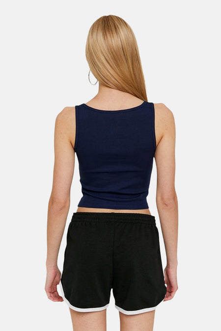 Top (sans manches) Bleu - TALLY WEIJL