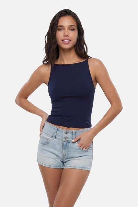 Top - bleu