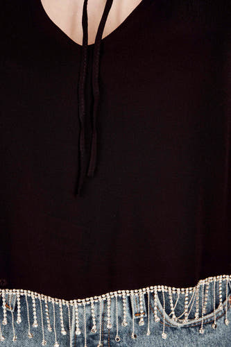 Blouse - noire