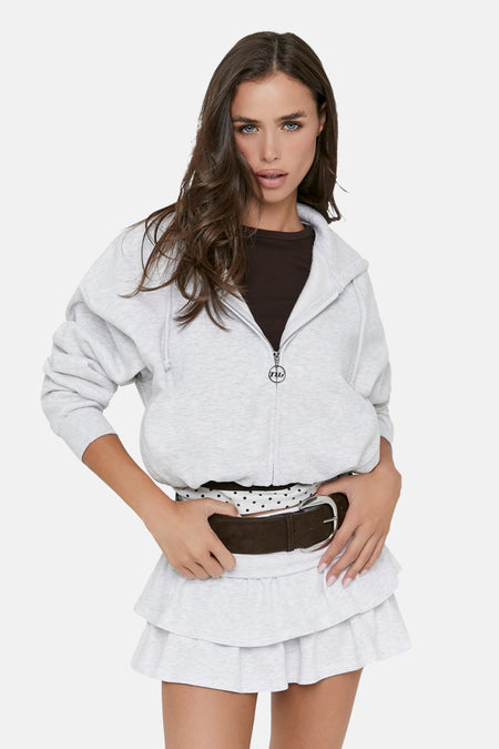 Sweat à capuche - gris