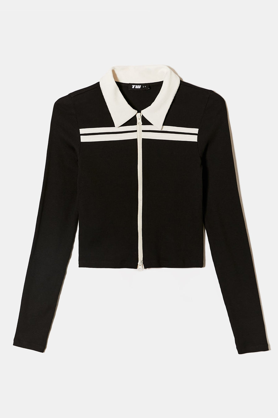 Polo à manches longues - noir - TALLY WEIJL