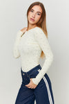 Top uni manche longue Jaune - TALLY WEIJL