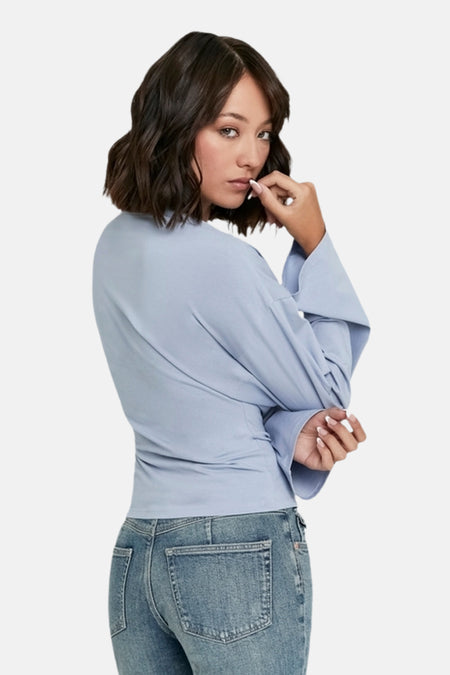 T-shirt à manches longues - bleu