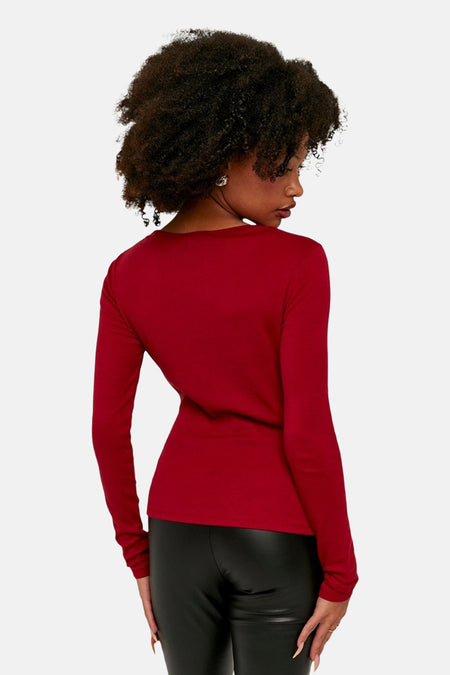 T-shirt à manches longues - rouge