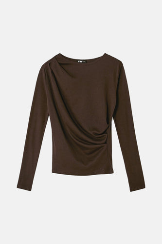 T-shirt à manches longues - brun - TALLY WEIJL - 4