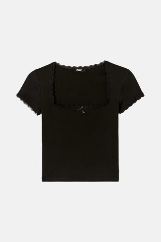 T-shirt à manches courtes - noir - TALLY WEIJL