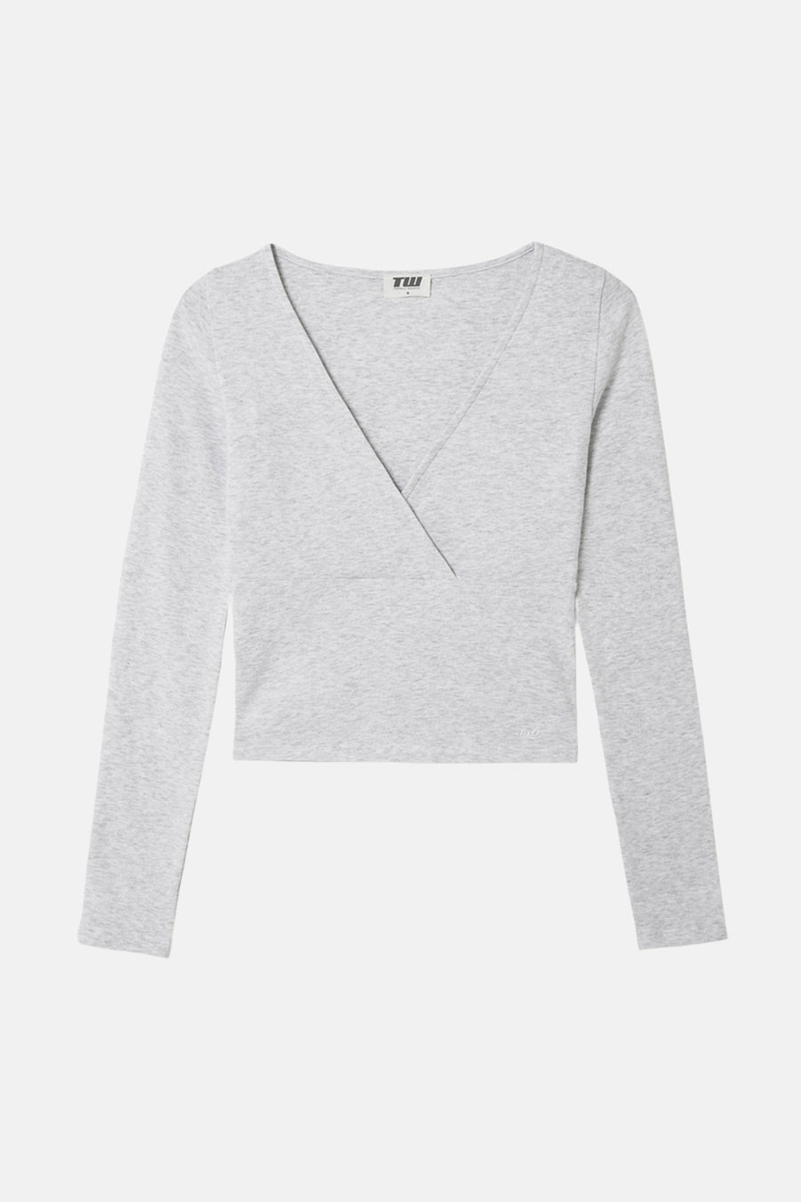 Top uni manche longue gris - TALLY WEIJL
