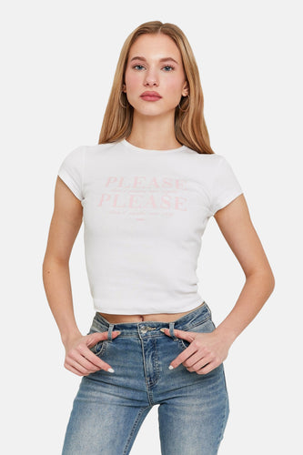 T-shirt à manches courtes - blanc