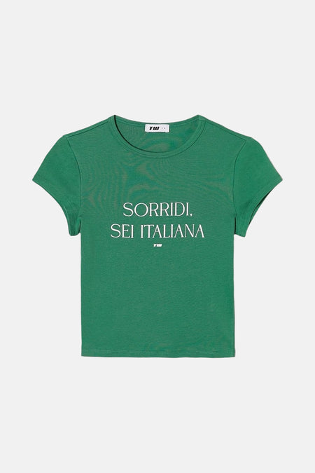 T-shirt (manches courtes) Vert - TALLY WEIJL