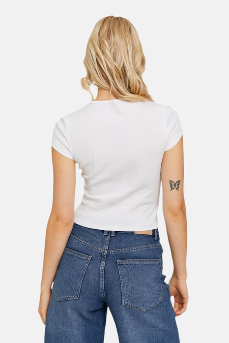 T-shirt (manches courtes) Blanc - TALLY WEIJL