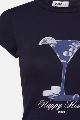 T-shirt à manches courtes - bleu - TALLY WEIJL