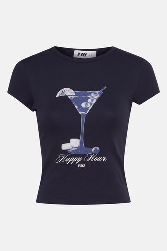 T-shirt à manches courtes - bleu - TALLY WEIJL