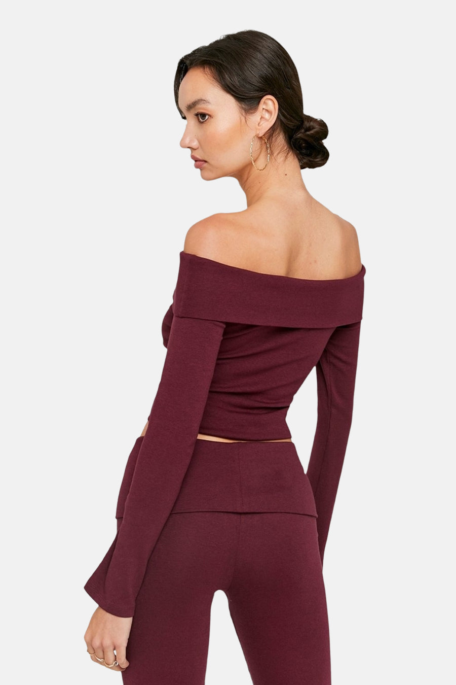 T-shirt à manches longues - Bordeaux - TALLY WEIJL