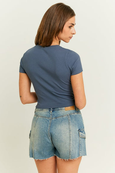 T-shirt à manches courtes - bleu