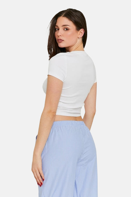 T-shirt (manches courtes) Blanc - TALLY WEIJL